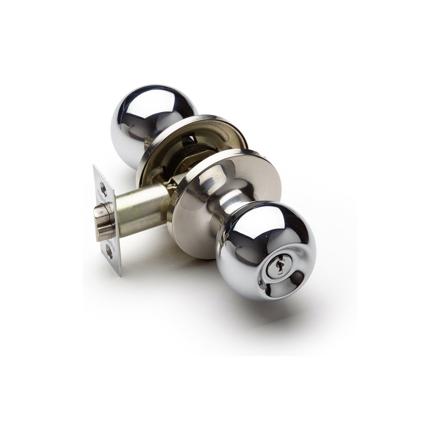 ENTRY VESTIBULE LOCKSET - BRIGHT CHROME