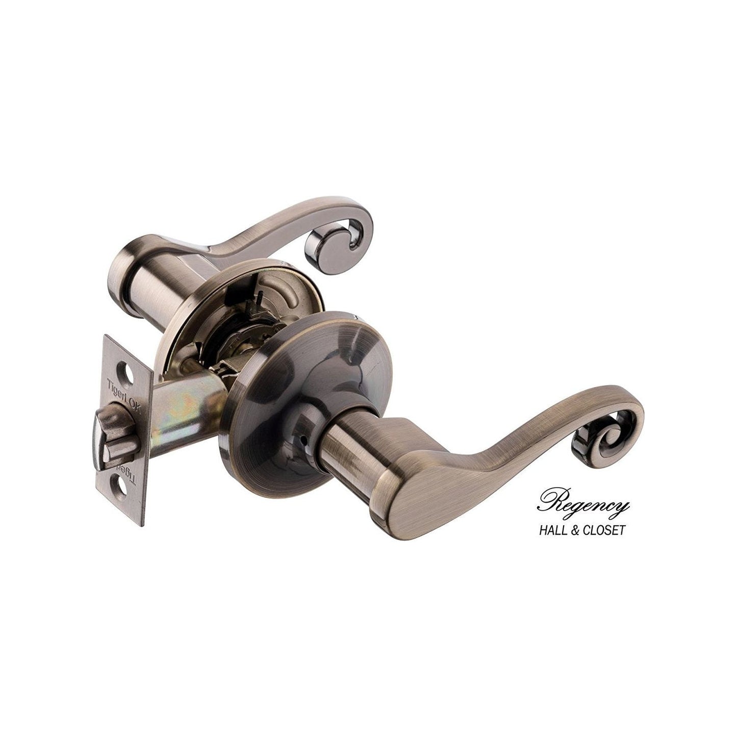 PASSAGE LEVERSET - ANTIQUE BRASS