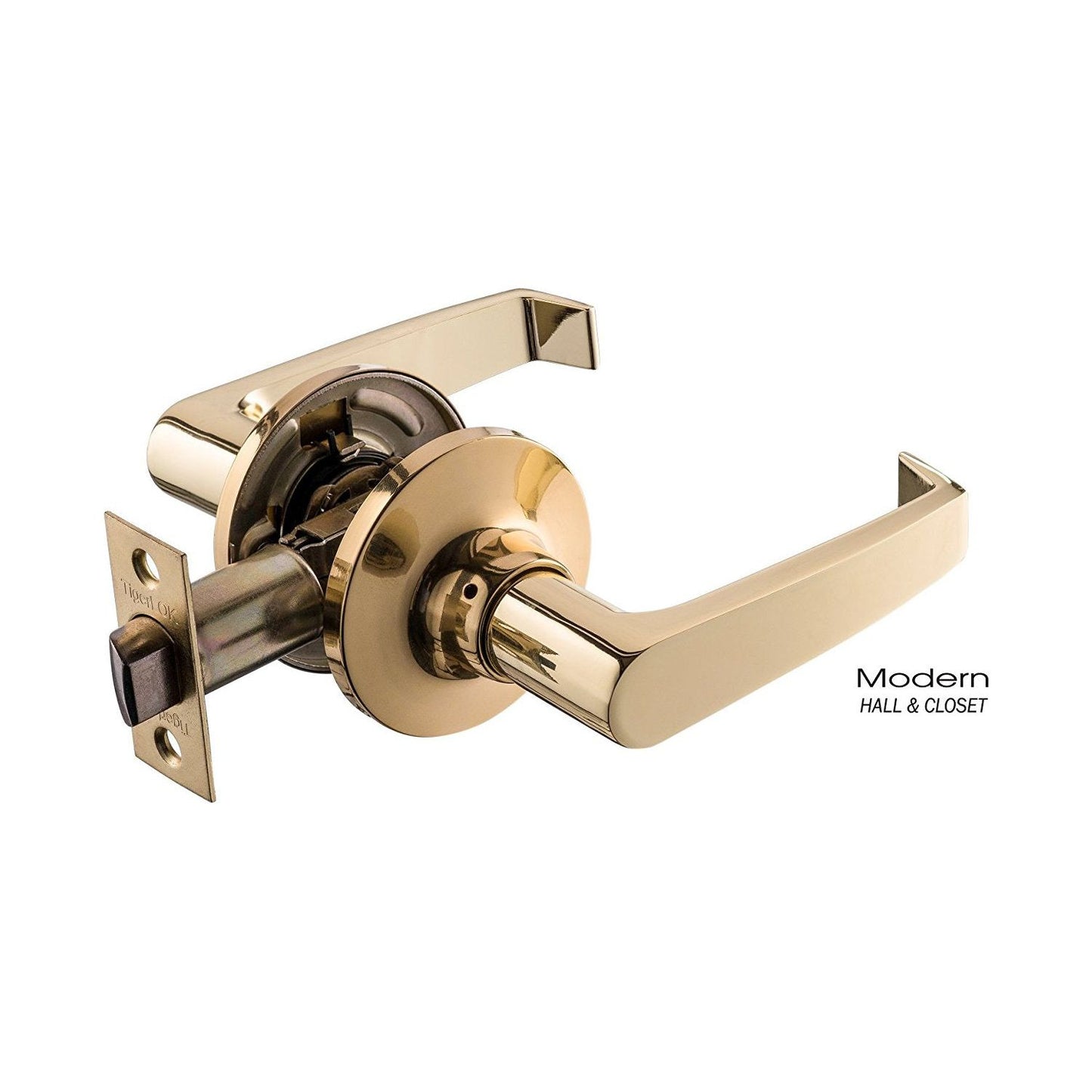 PASSAGE LEVERSET - POLISHED BRASS