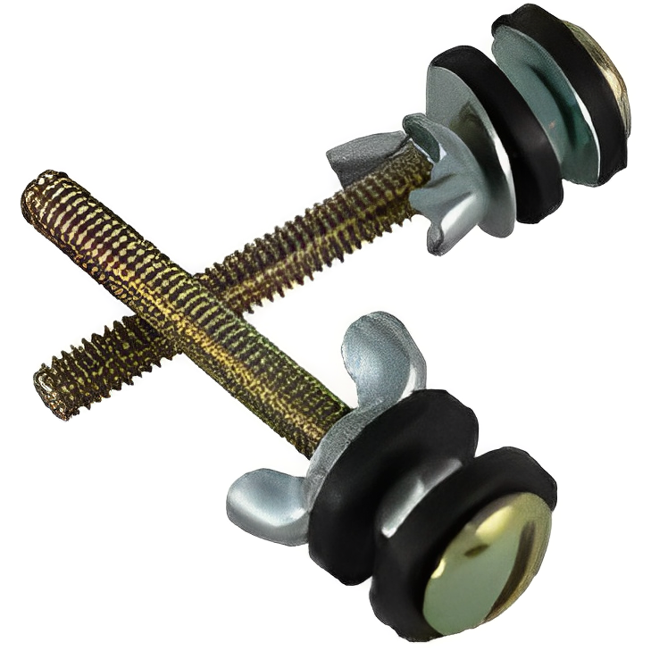 TANK TO BOWL SET | BRASS PLATED