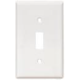 IVORY WALLPLATE 1G TOGGLE THERMOSET- BOX