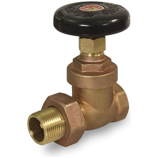 1 1/4" RADIATOR ANGLE VALVE BRONZE