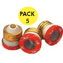 25AMP FUSE PLUG 3 PACK BLISTER CARDED