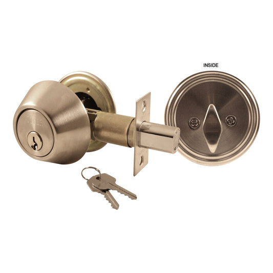 SINGLE CYLINDER DEADBOLT SATIN CHORME (US26D)