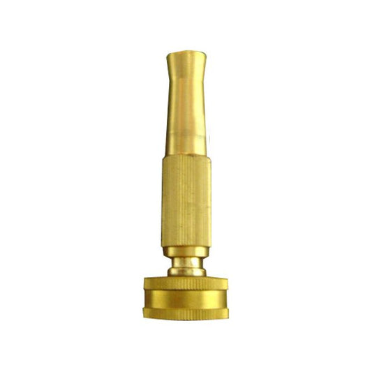 4" HOSE NOZZLE BRASS TWIST