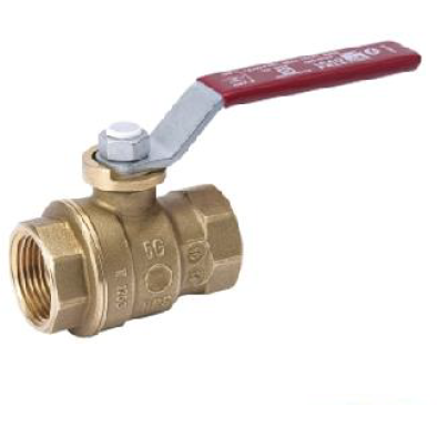 1 1/2" IPS BRASS BALL VALVE