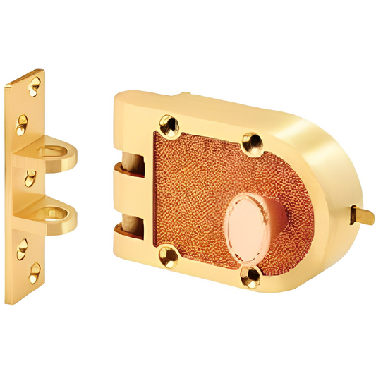 SOLID BRASS JIMMY PROOF DEADLOCK