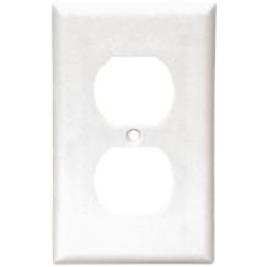 WALLPLATE 1G DUPLEX RECEPTACLE THRMOSET | BOX