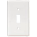 IVORY WALLPLATE 1G TOOGLE THERMOSET | BOX