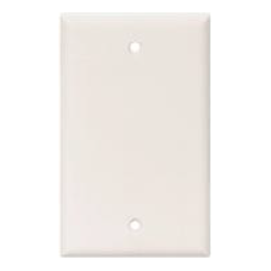 WHITE  WALLPLATE 1G BLANK THERMOSET MT STD | BOX